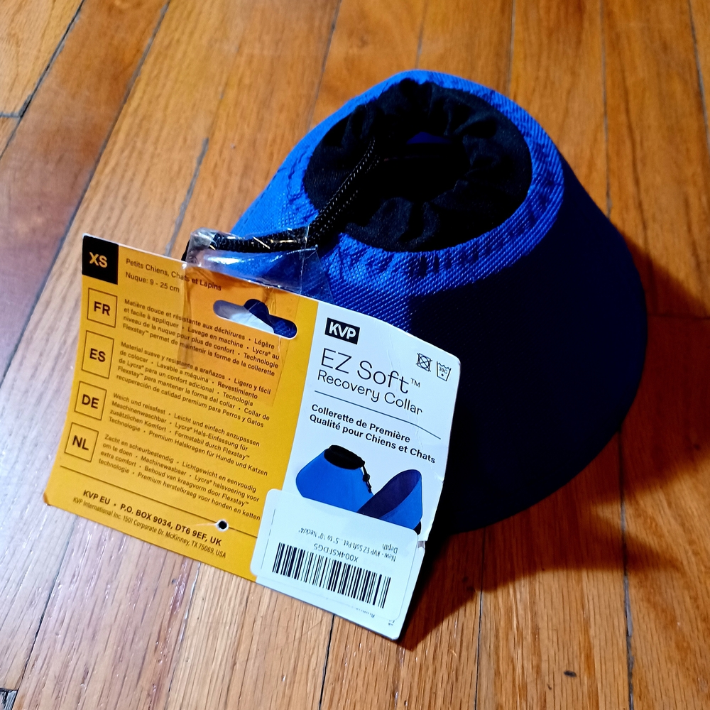 KVP EZ Soft Recovery Collar - Blue